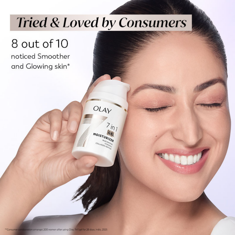 Olay 7in1 Gel Moisturizer with Niacinamide, Vitamin C, Collagen Peptide