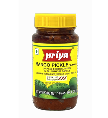 Priya Mango Pickle Extra Hot (Avakaya) 300g
