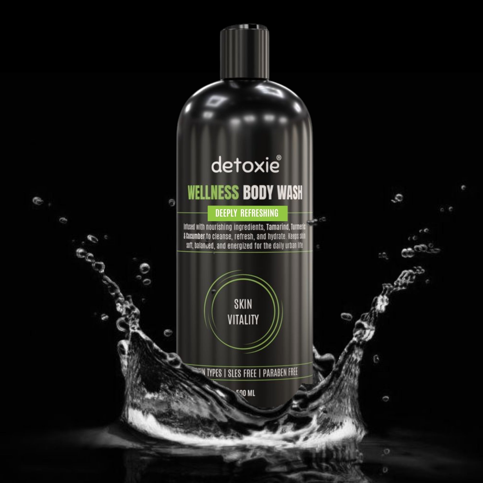 Detoxie Wellness Body Wash & Body Scrub Combo
