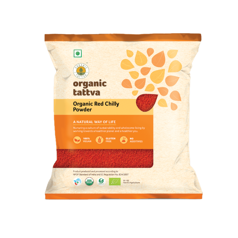 Organic Tattva Organic Red Chilly Powder 200g