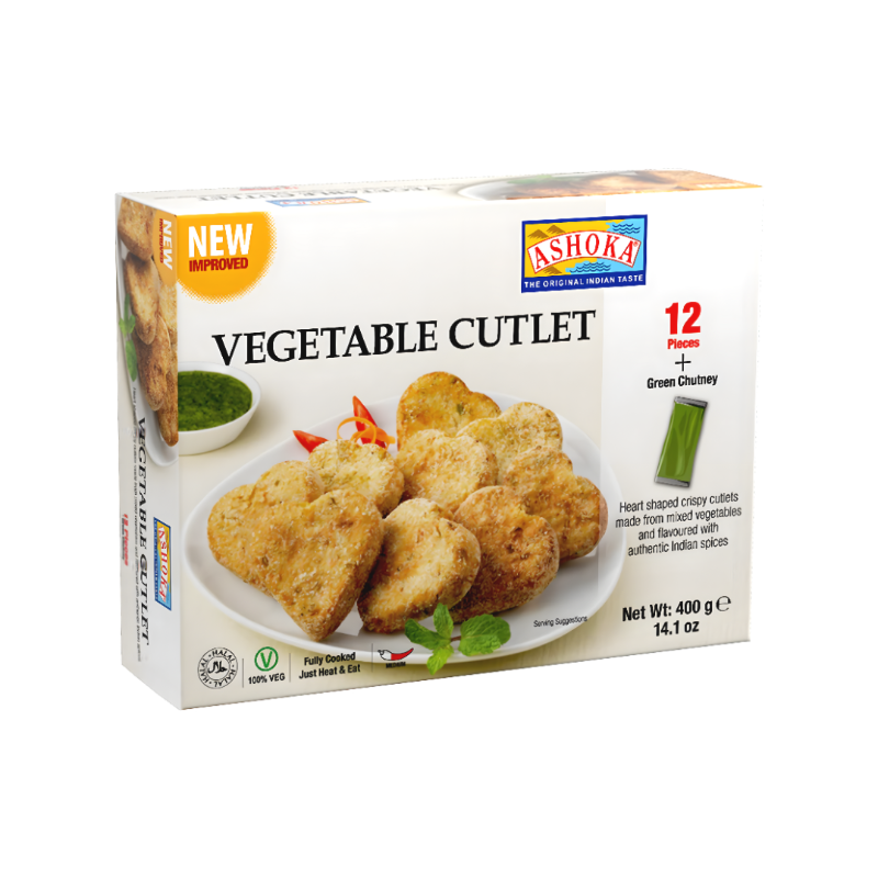 Ashoka Vegetable Cutlet 400gm (12pc)