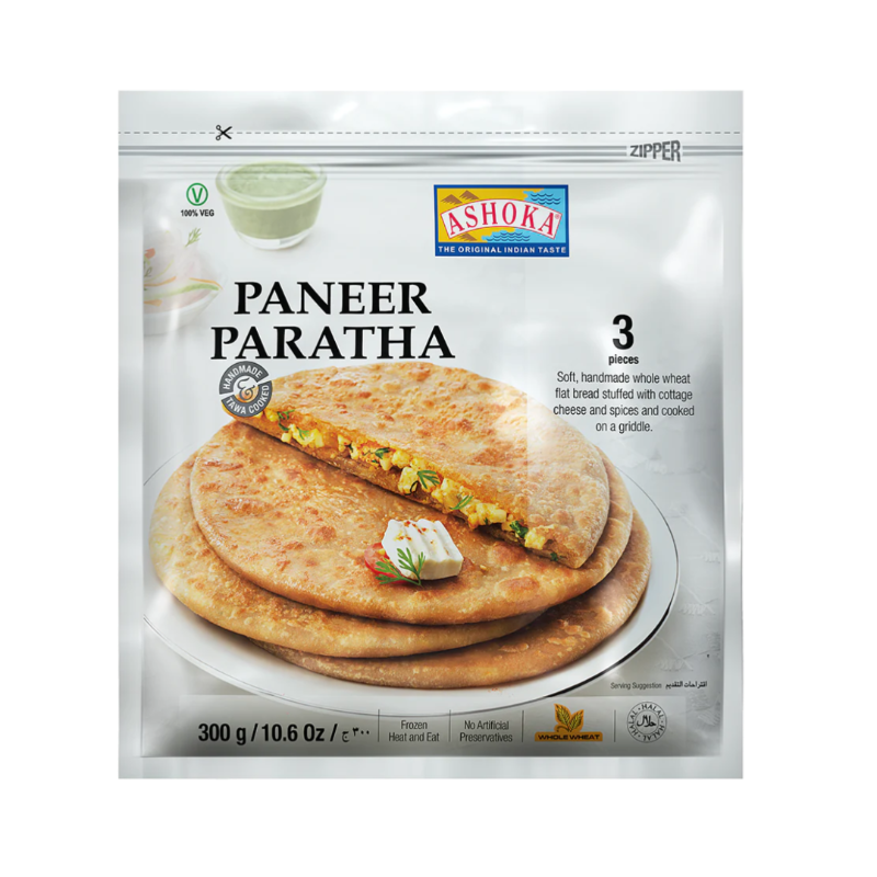 Ashoka Frozen Paneer Paratha 300gm (3pc)