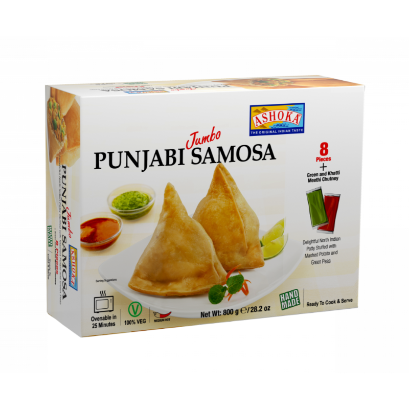 Ashoka Jumbo Punjabi Samosa 800gm (8 pc)