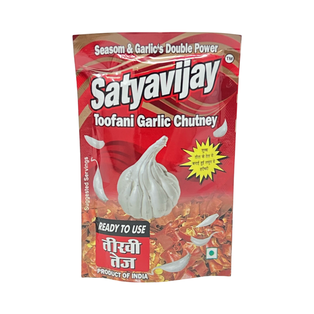 Satyavijay toffani garlic chutney 100gm
