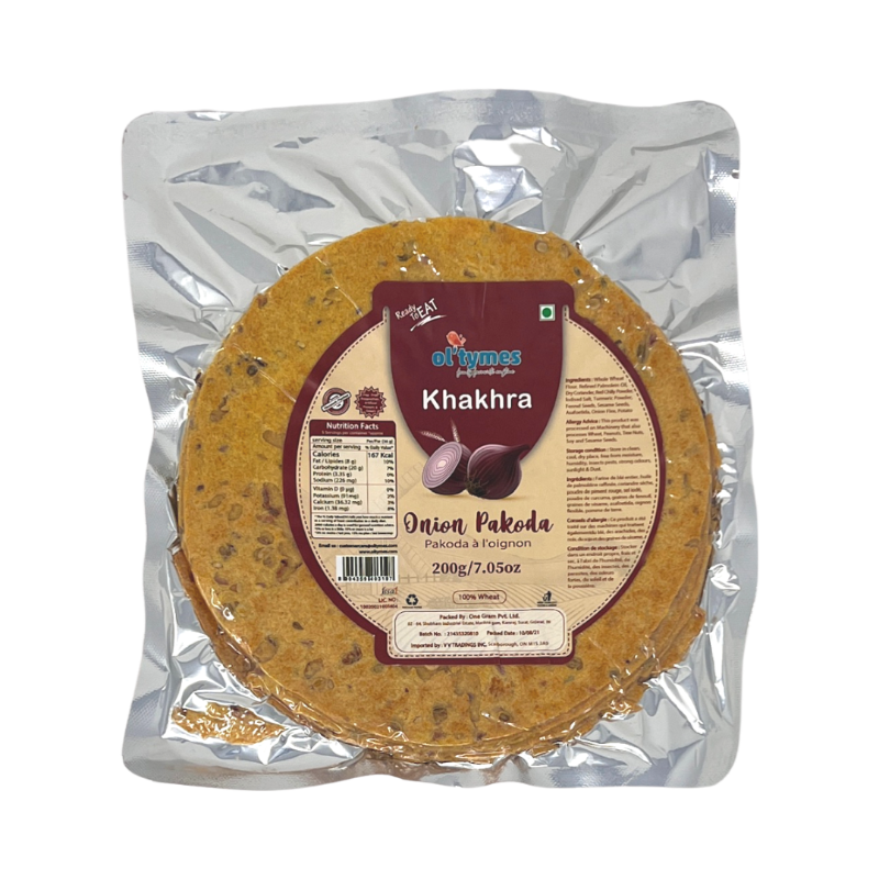 Ol'tymes Onion-Pakoda Khakhara 200g