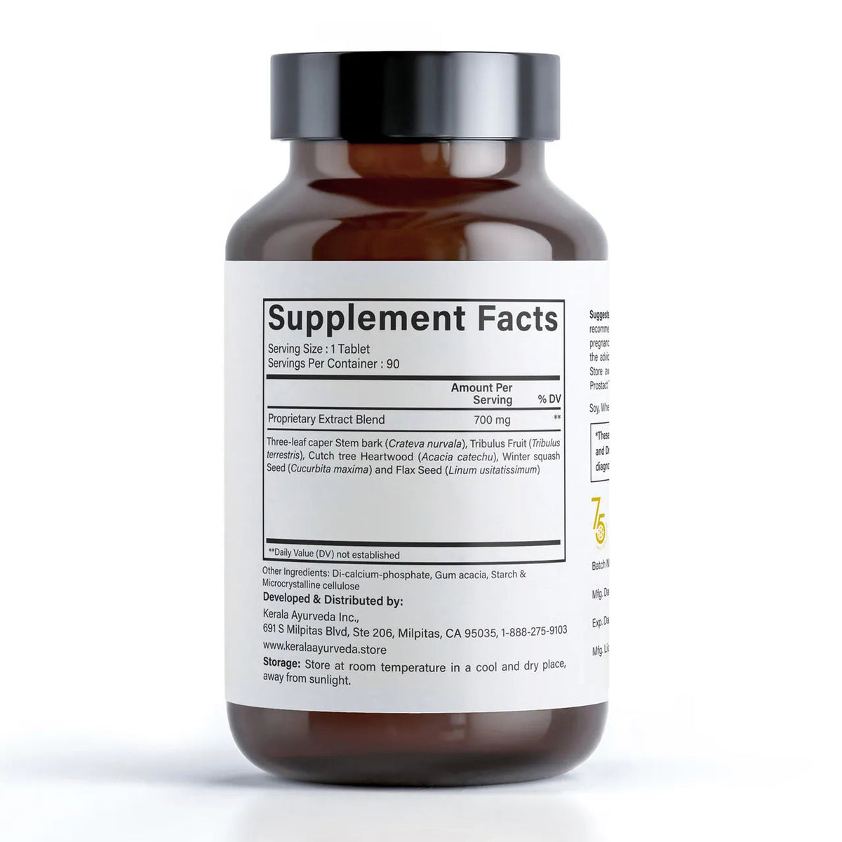Kerala Ayurveda USA Prostate Care Tablets
