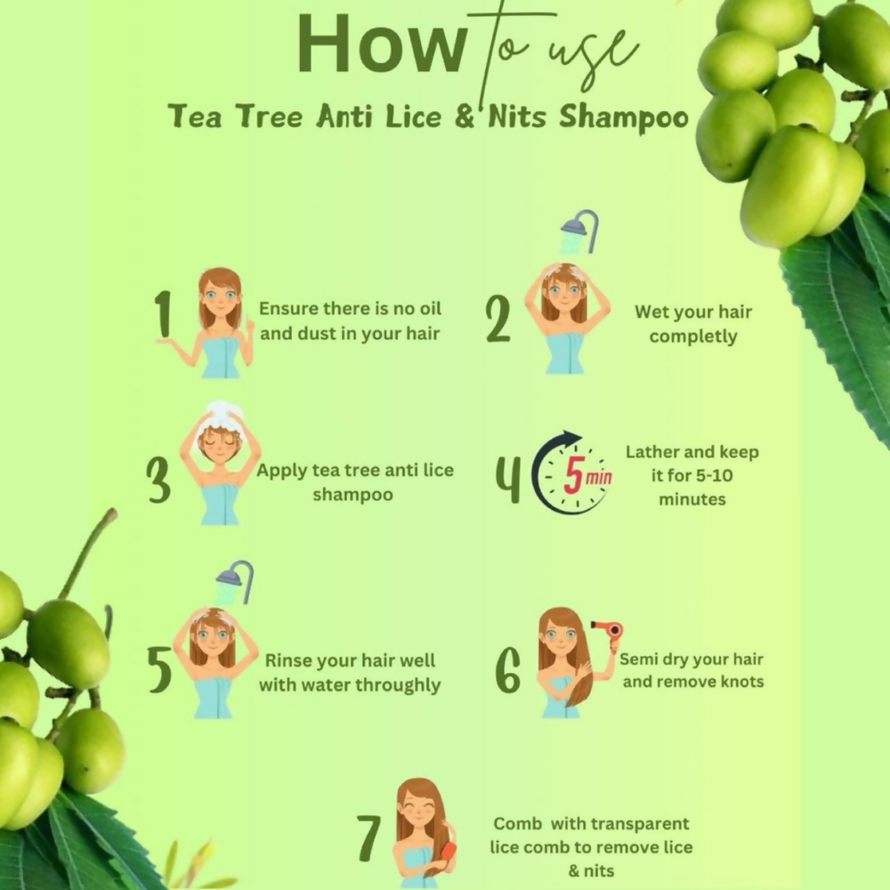 Botanical Luxuriate Tea Tree Anti Lice and Nits Shampoo