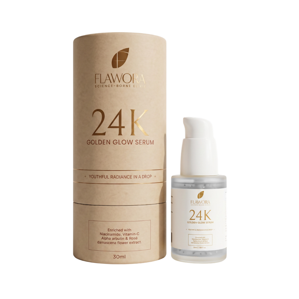 Flawora 24k Golden Glow Face Serum