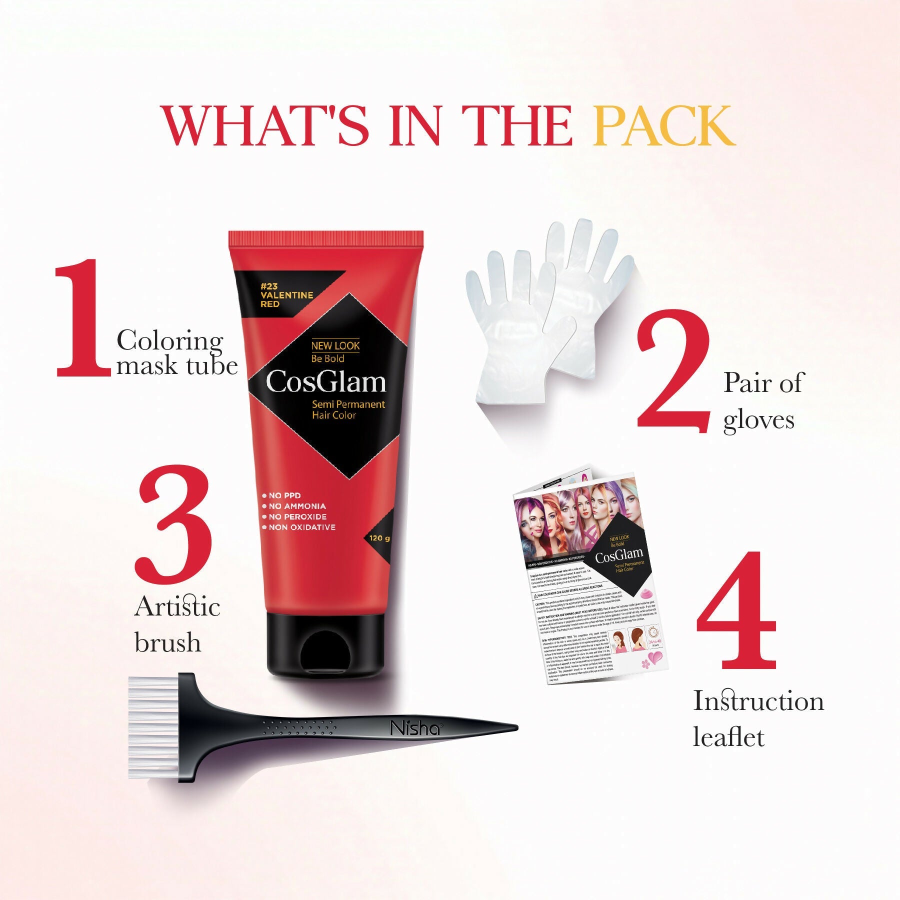 Cosglam Semi Permanent Hair Color for Women & Men (