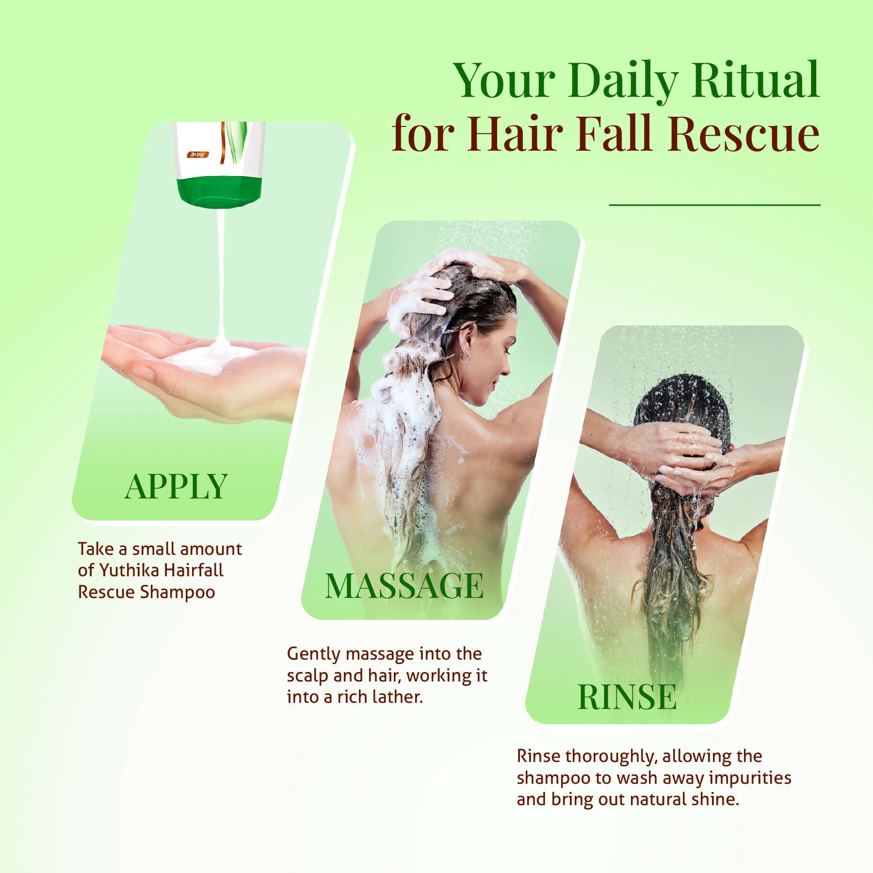 Yuthika Hair Fall Rescue Shampoo For Women & Men