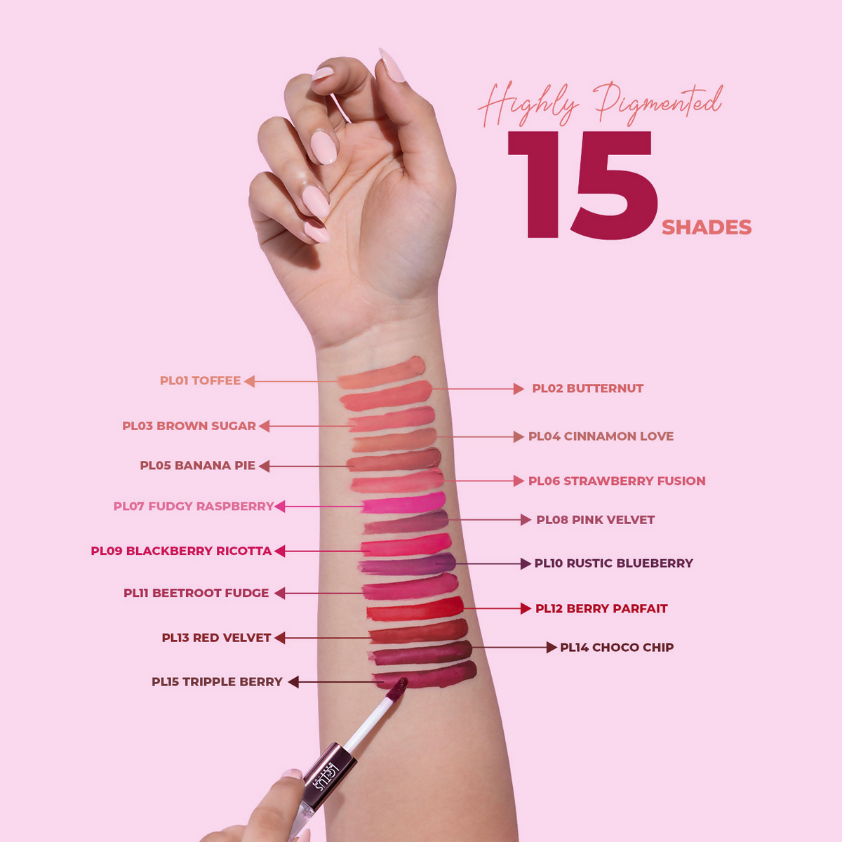 Lotus Make Up Proedit Prep And Swipe Lip Color - PL04-Cinnamon Love
