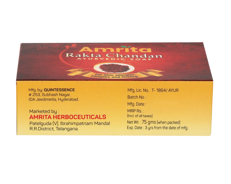 Amrita Rakta Chandana Ayurvedic Soap