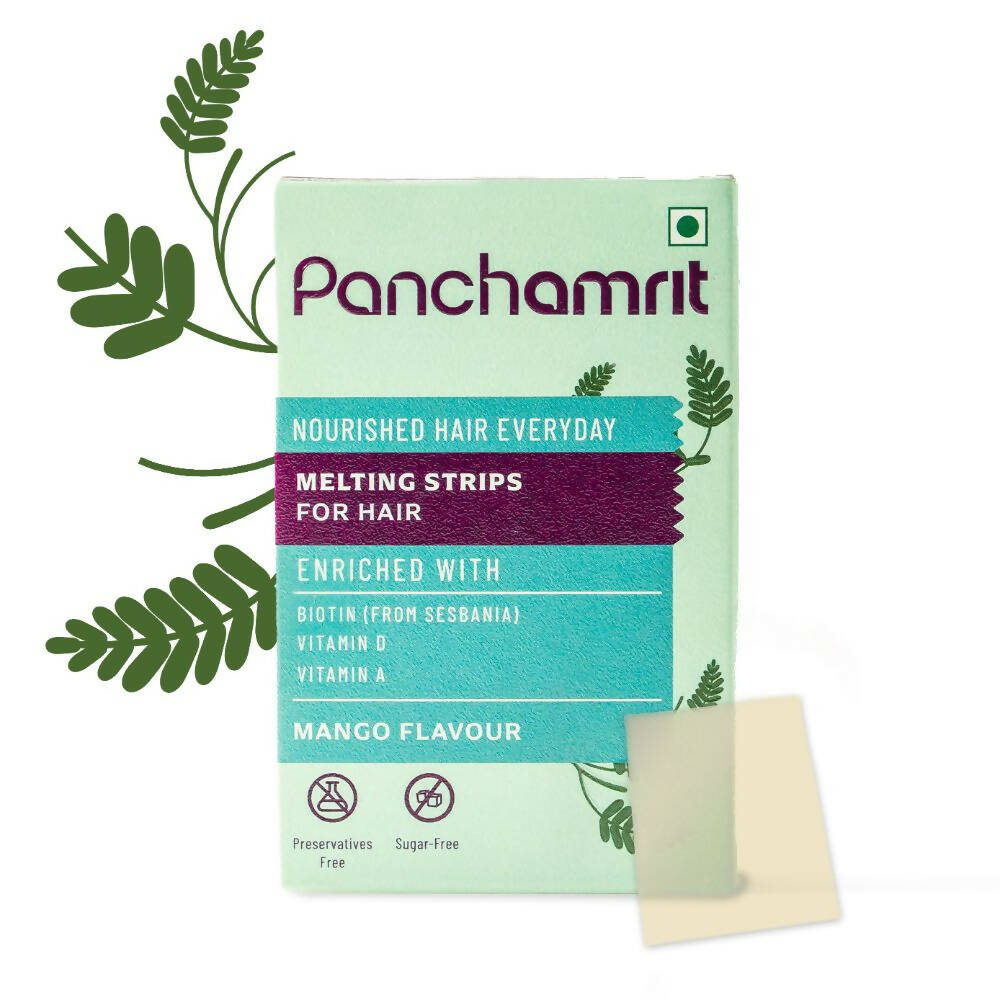 Panchamrit Melting Strips for Hair-Mango Flavor