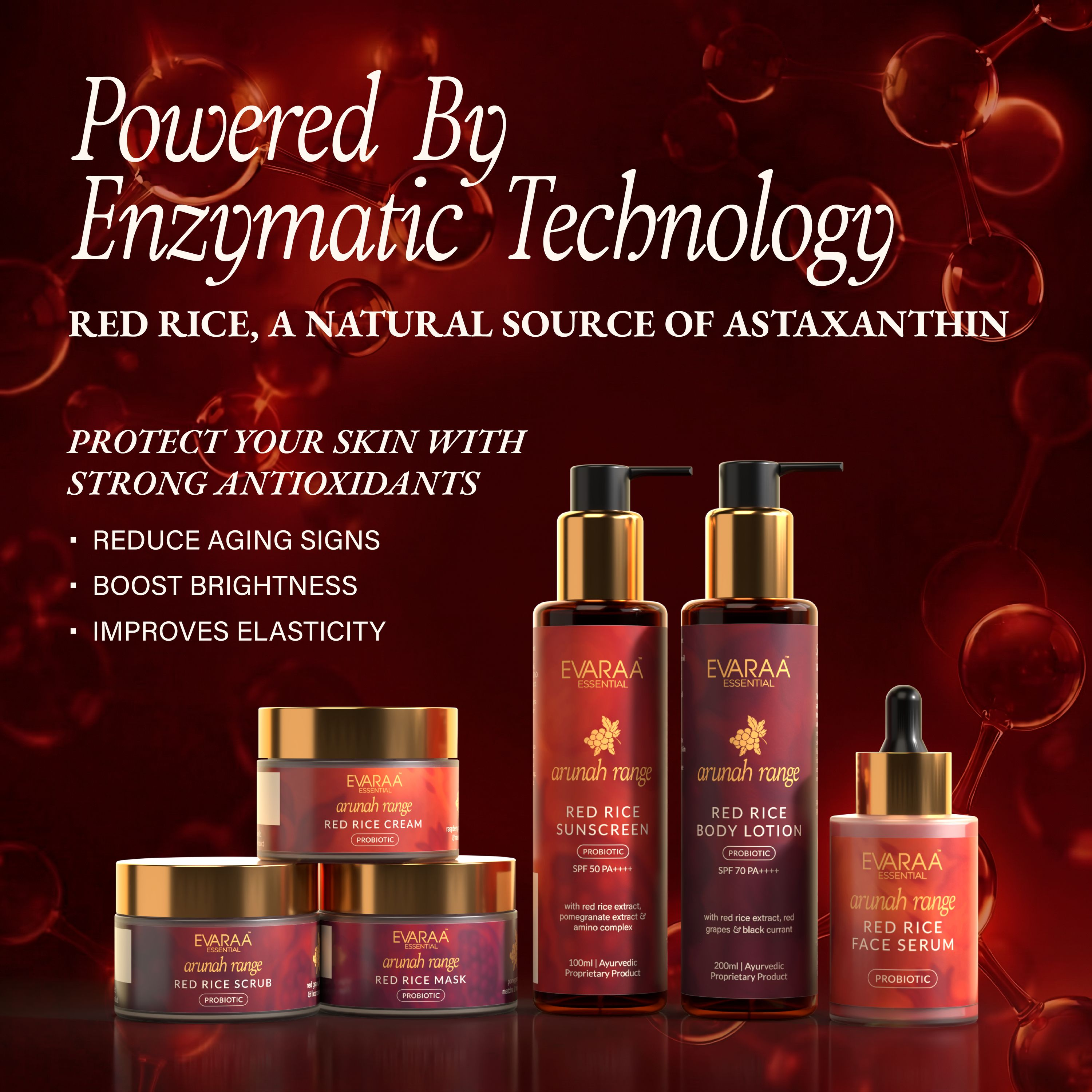 Evaraa Essential Red Rice Sunscreen