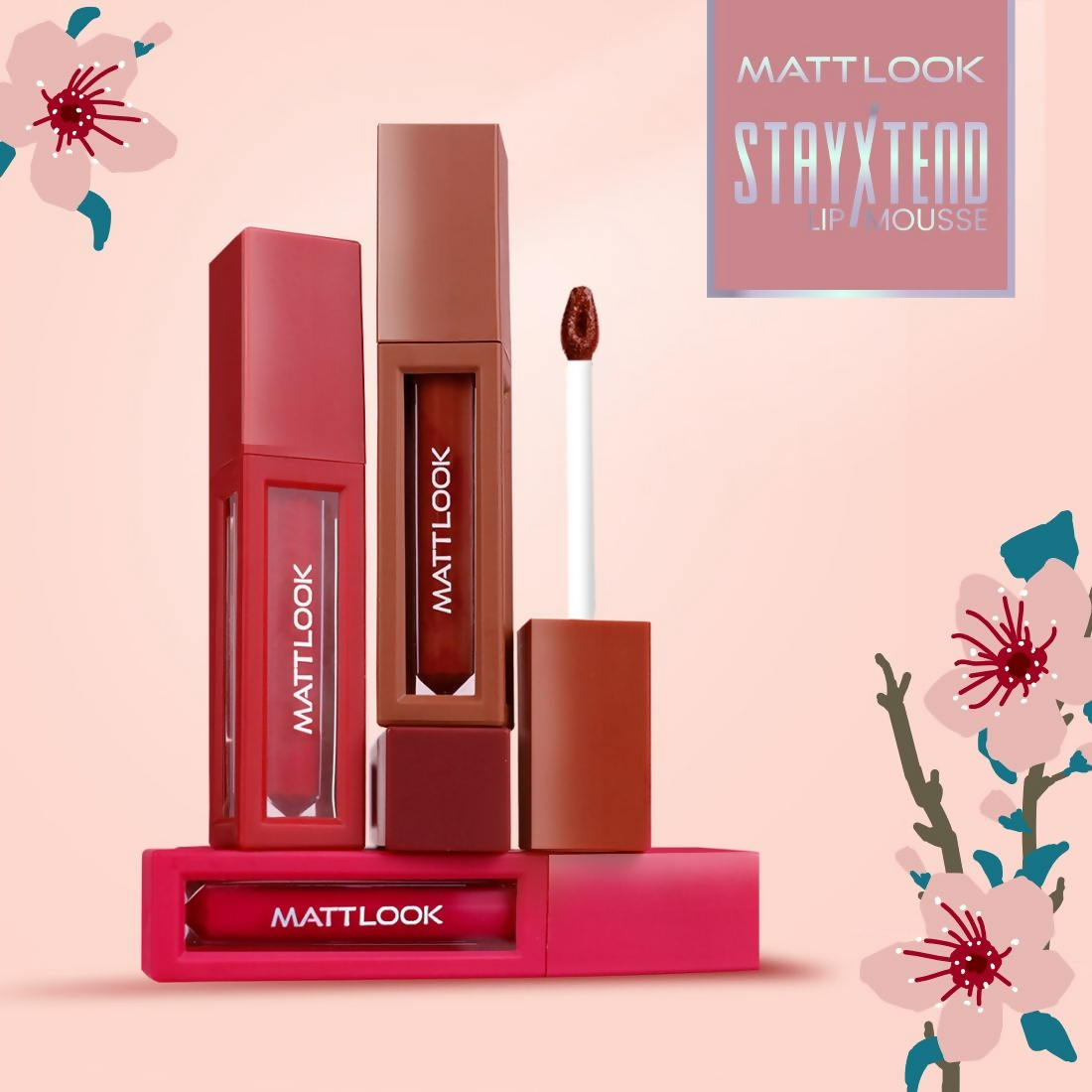 Matt Look Stayxtend Lip Mousse - Berry Love