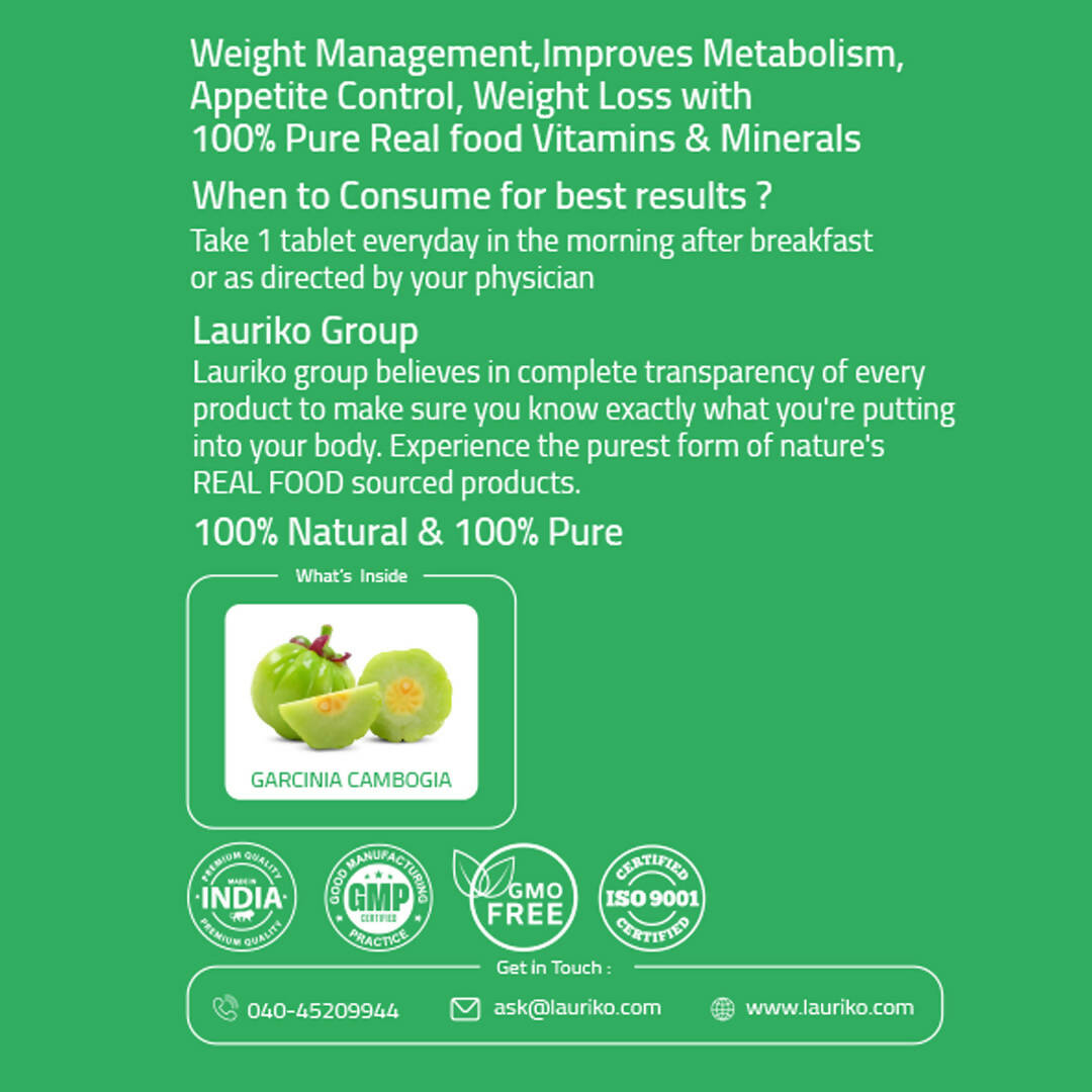 Laurik Garcinia Cambogia Tea Extract Tablets