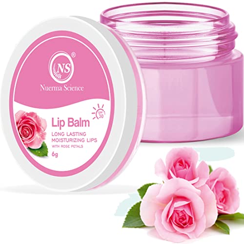 Nuerma Science Rose Petals Lip Balm | Long Lasting Moisturizing Lips