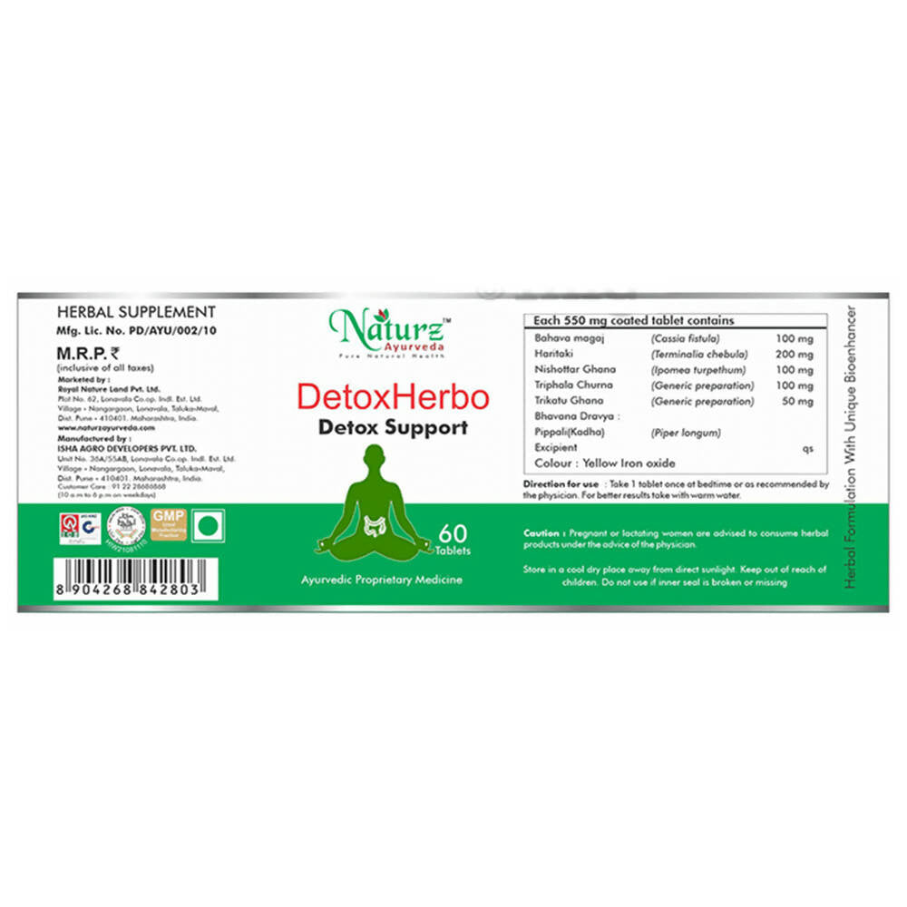 Naturz Ayurveda Detox Herbo Tablets