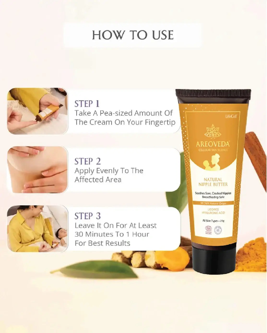 AreoVeda Natural Nipple Butter