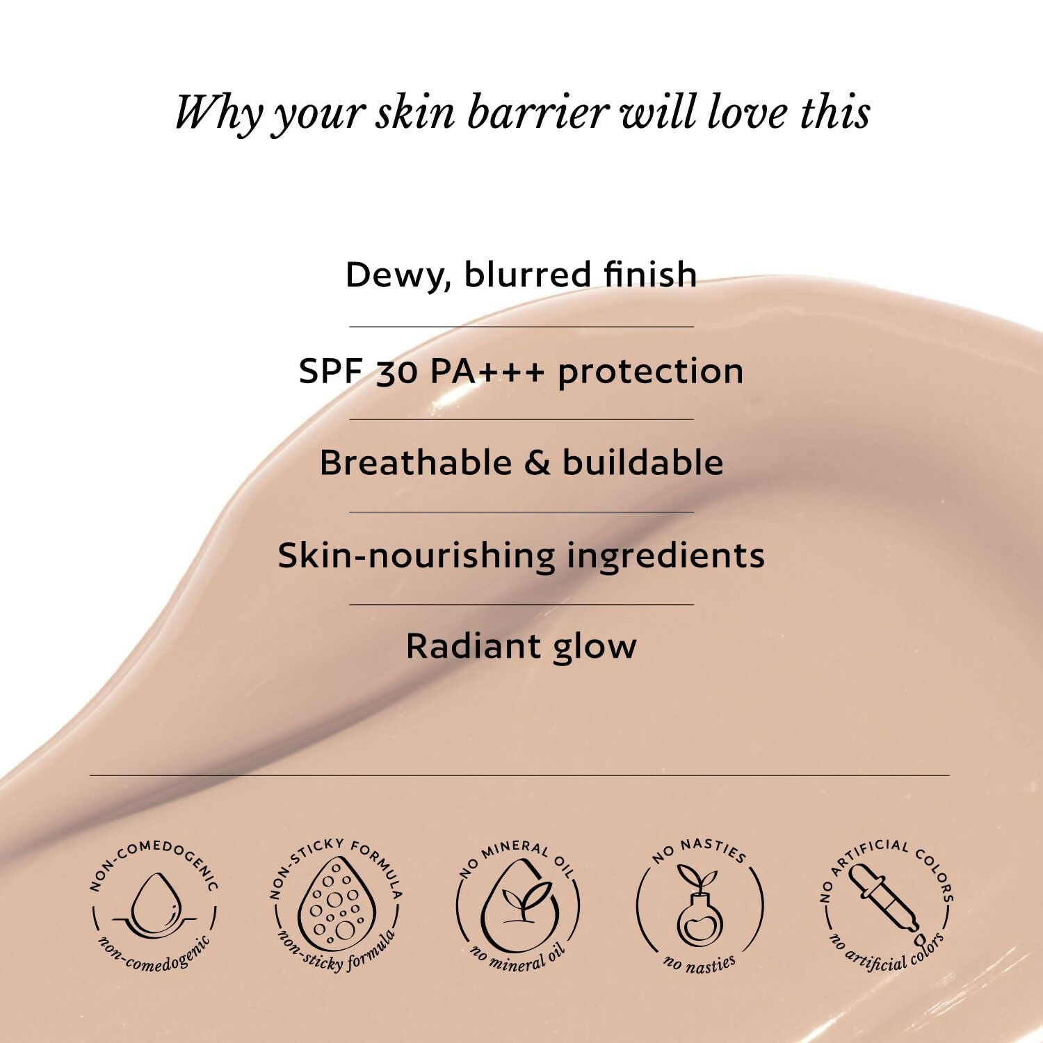 Akind Drop A Hint Hydrating Skin Tint Spf 30 Pa+++ Foundation - 180 Toffee