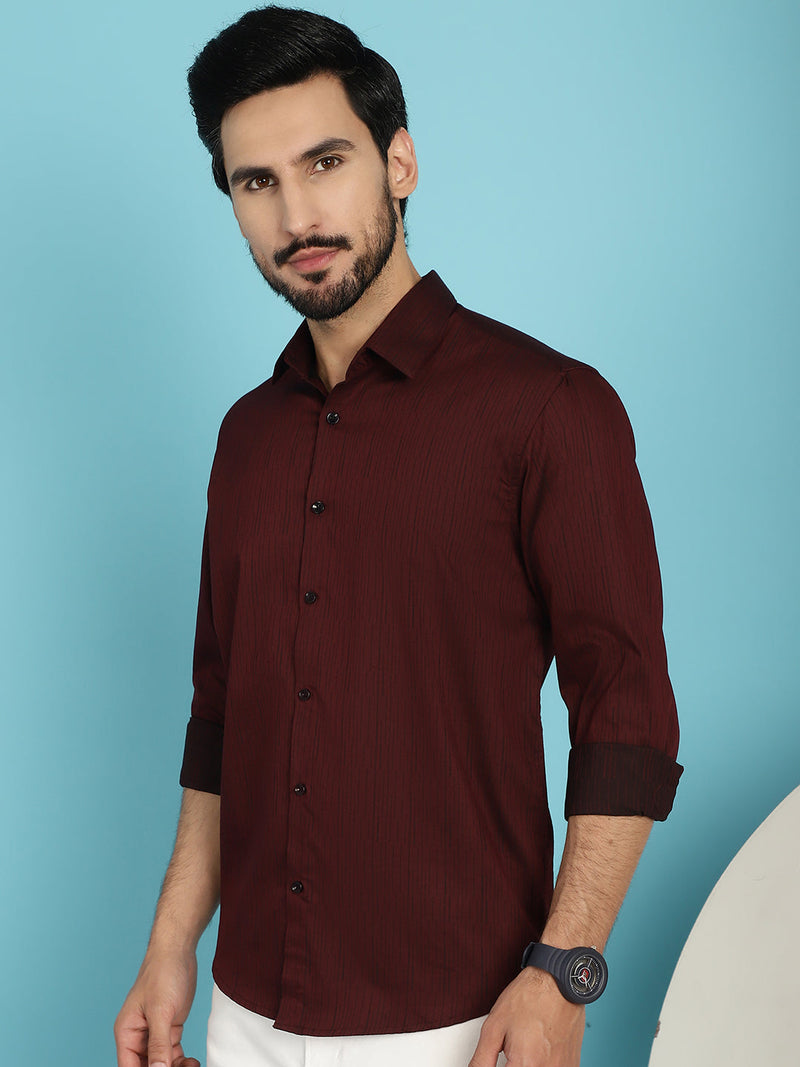 Woven Design Casual Shirt