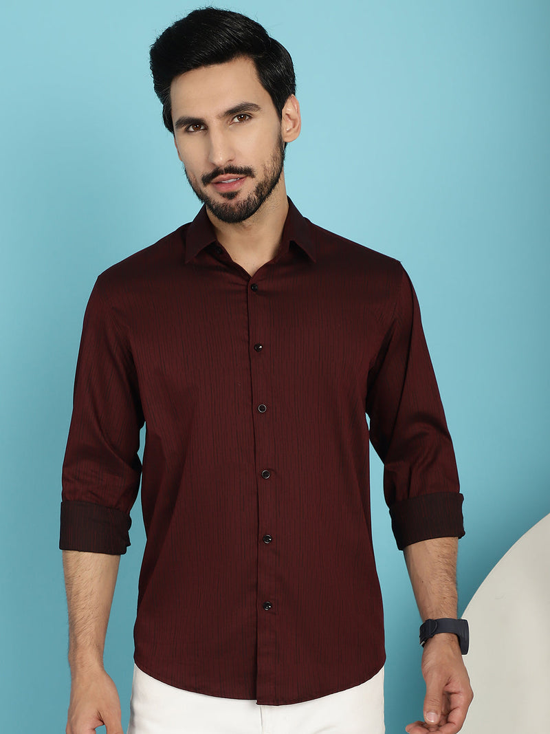 Woven Design Casual Shirt