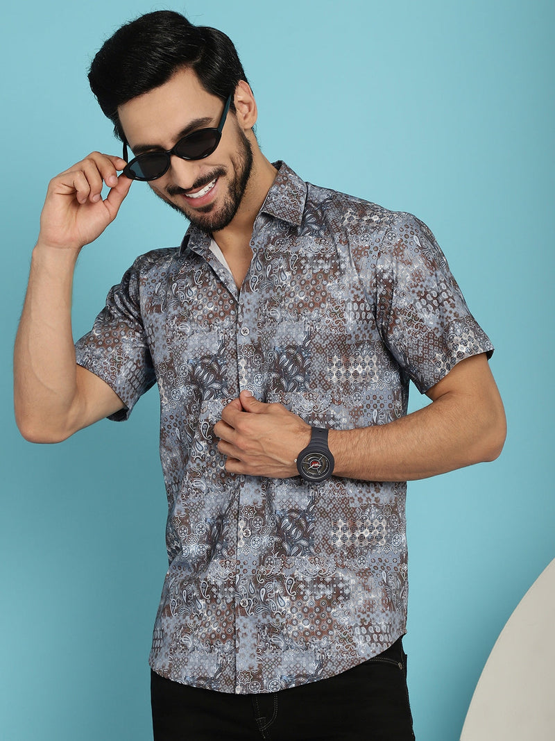 Pejali Printed Casual Shirt