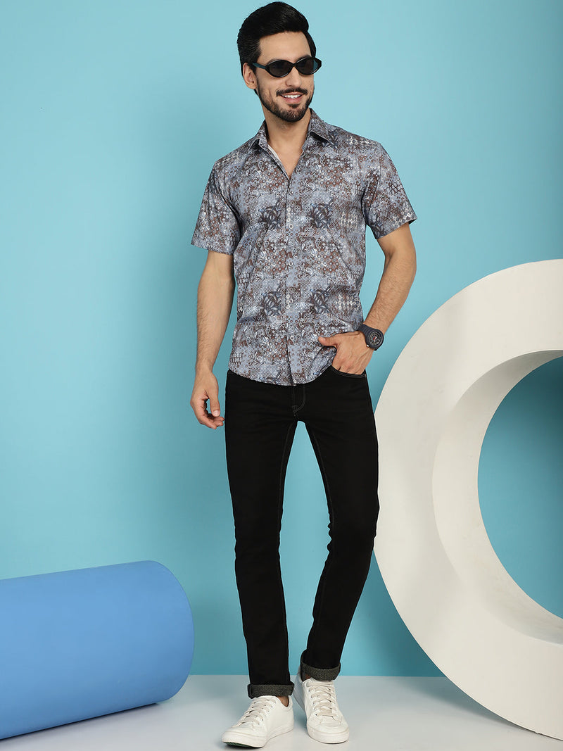 Pejali Printed Casual Shirt