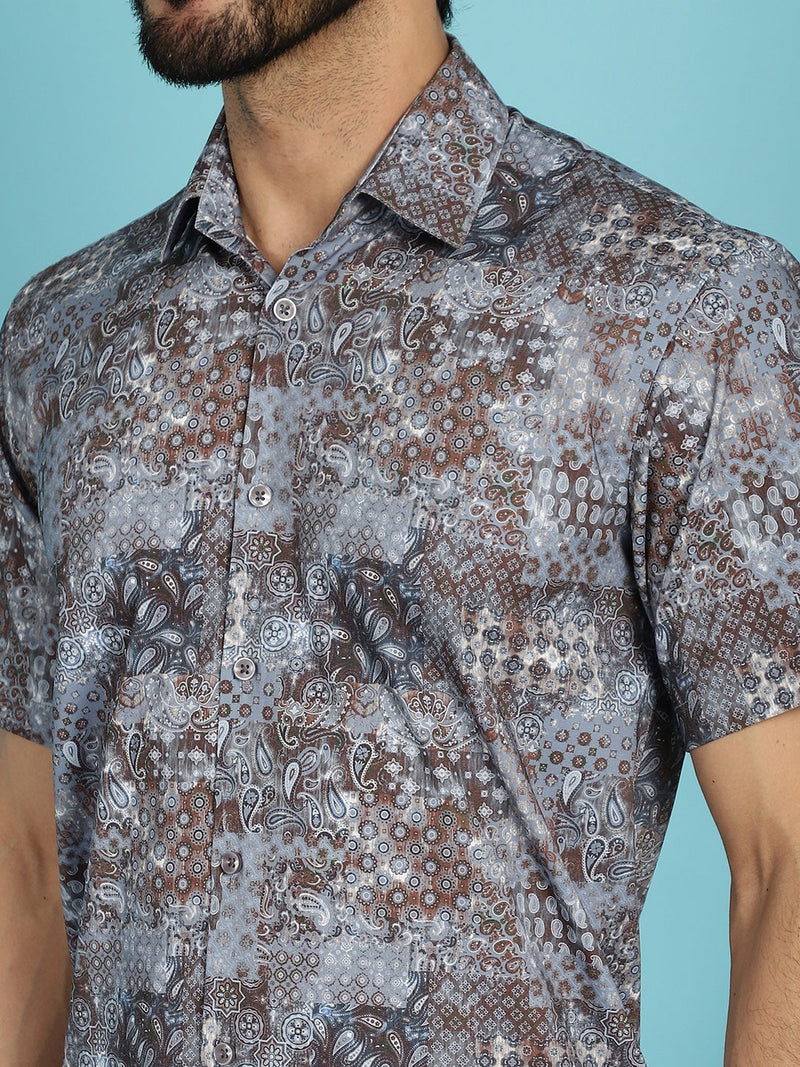 Pejali Printed Casual Shirt