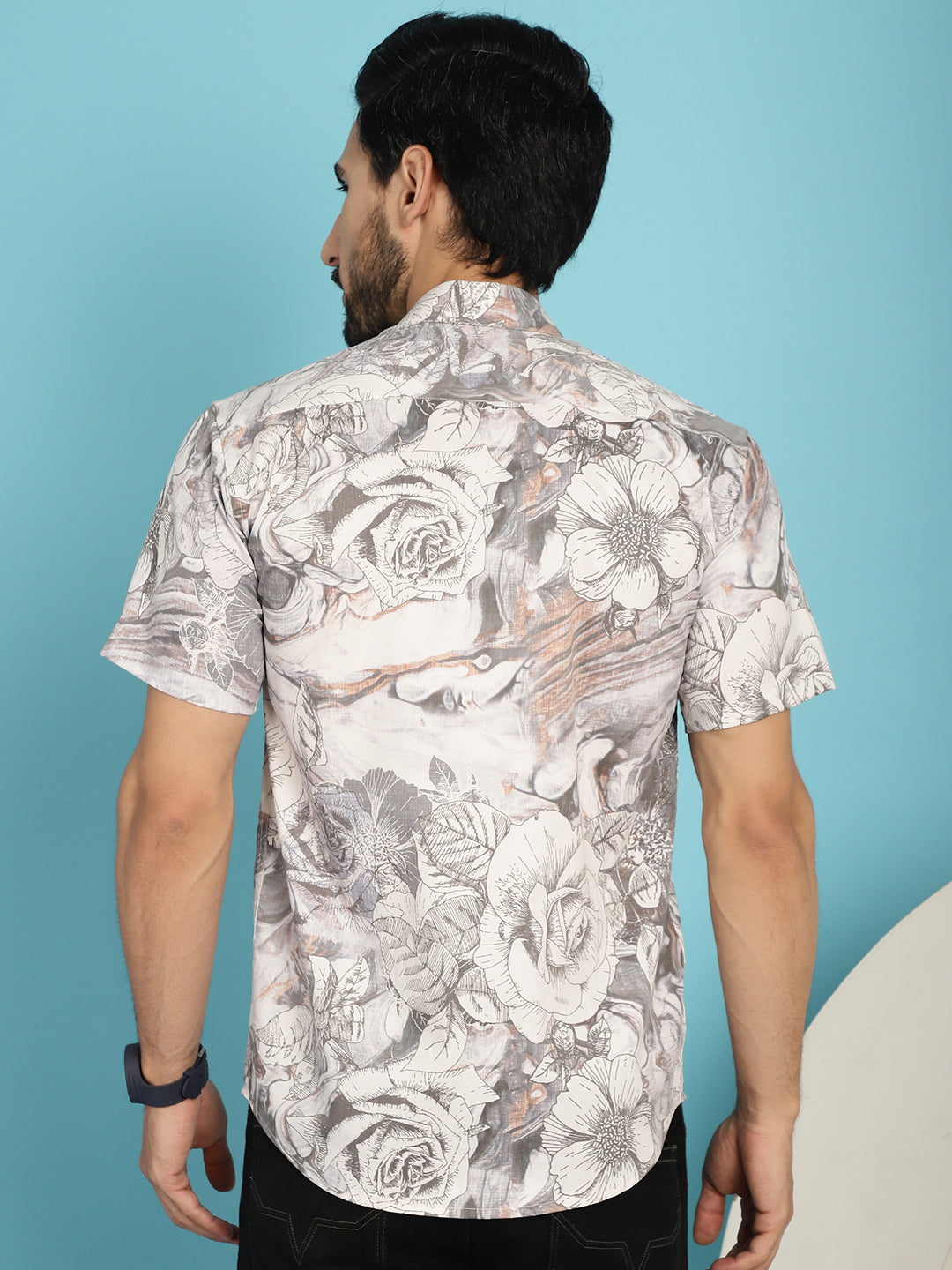 Floral Printed Casual Shirt