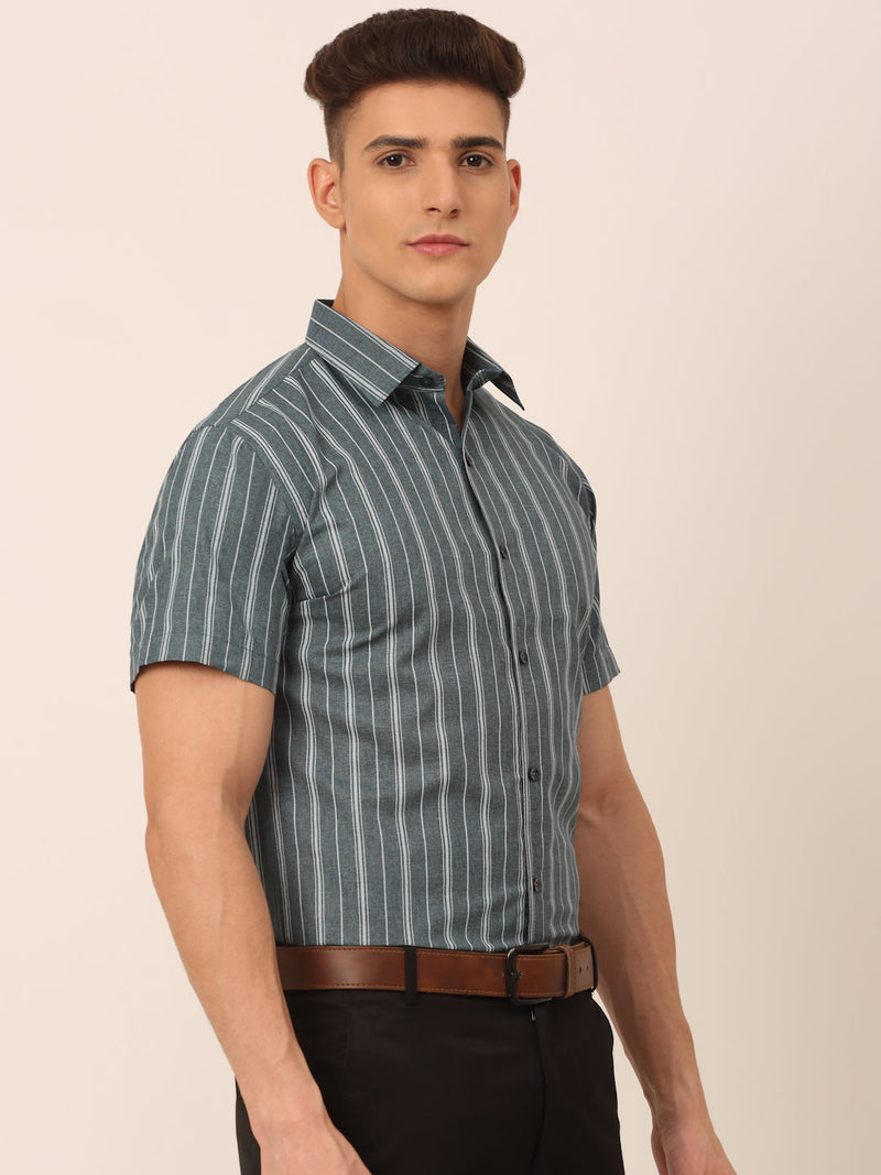 Men's Cotton Striped Formal Shirts