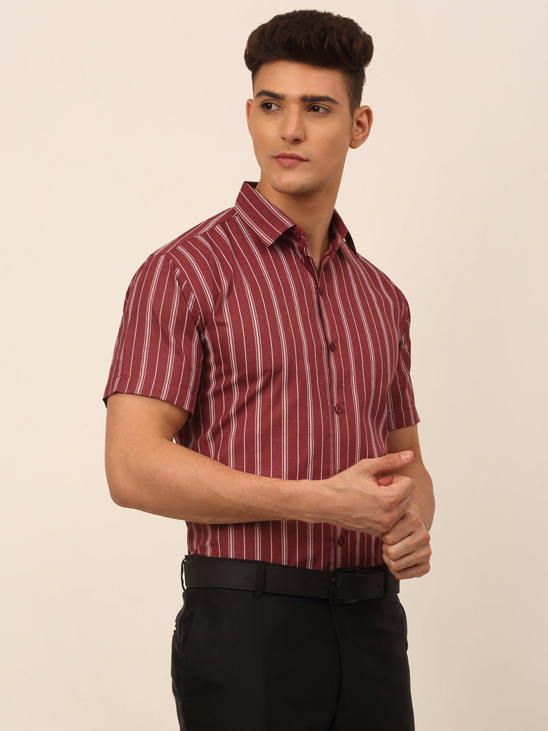 Men's Cotton Striped Formal Shirts