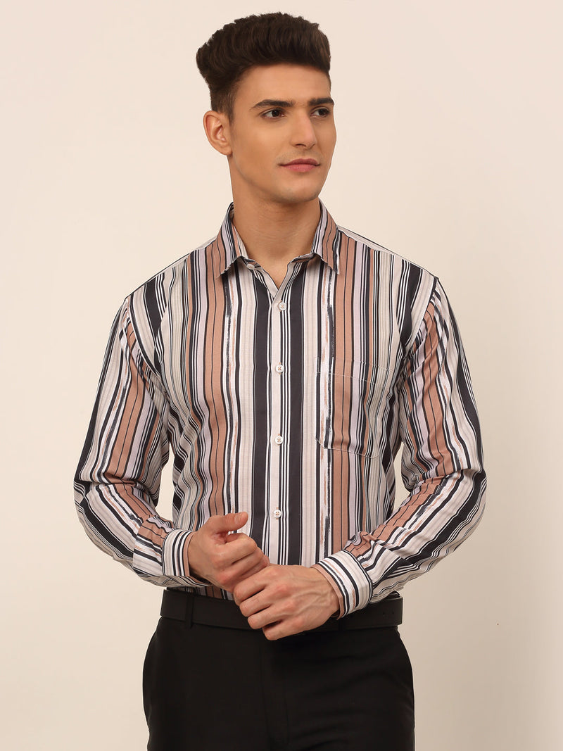 Men's Cotton Striped Formal Shirts