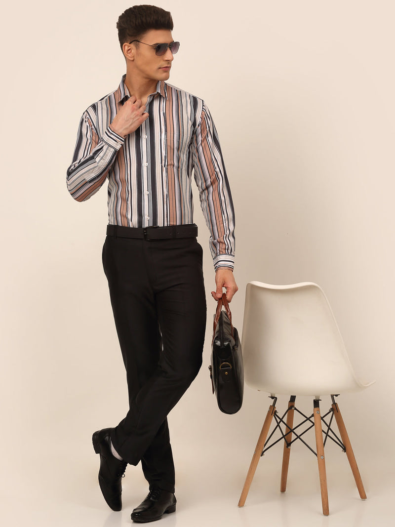 Men's Cotton Striped Formal Shirts