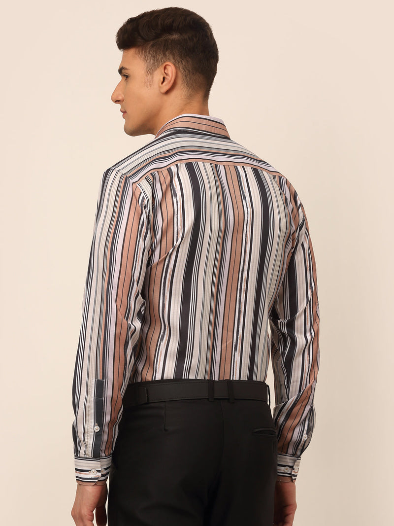 Men's Cotton Striped Formal Shirts