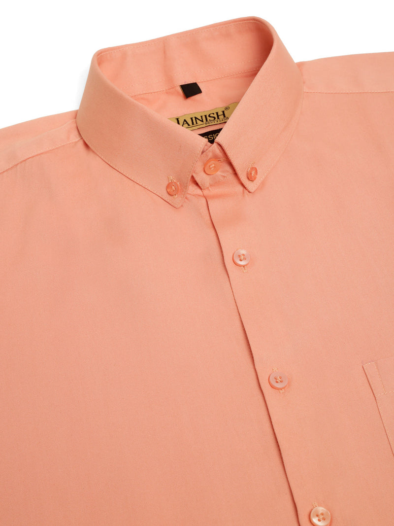 Indian Needle Men's Cotton Solid Formal Shirt's