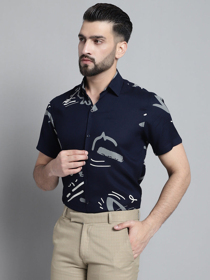 Men's Printed Formal Shirt