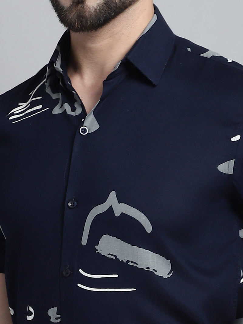 Men's Printed Formal Shirt