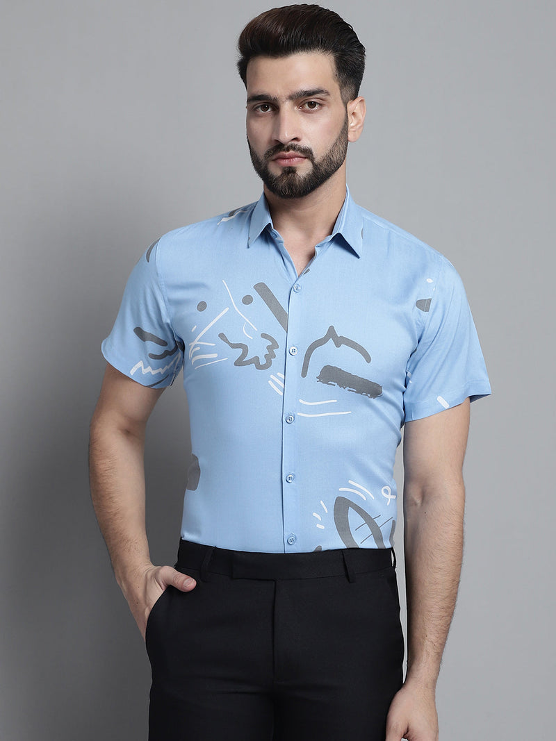 Men's Printed Formal Shirt