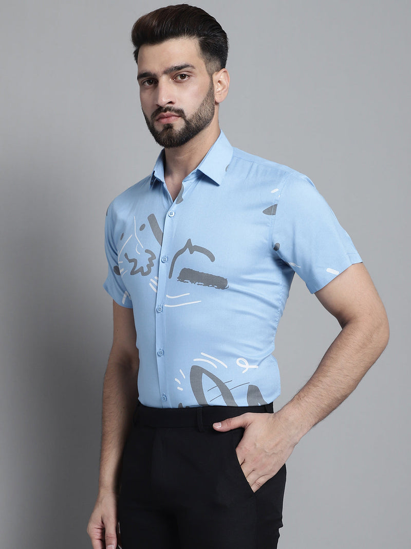 Men's Printed Formal Shirt