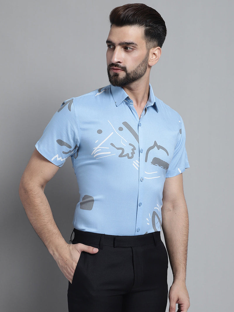 Men's Printed Formal Shirt