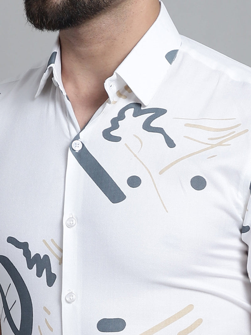 Men's Printed Formal Shirt