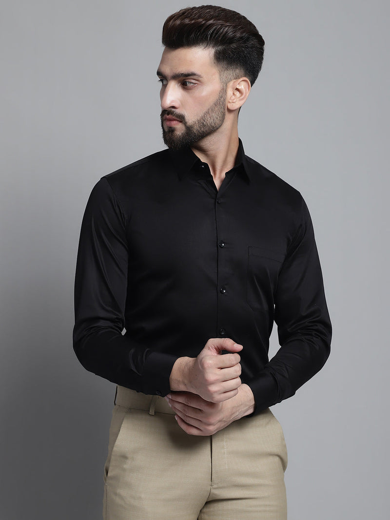 Men's Cotton Solid Formal Shirt