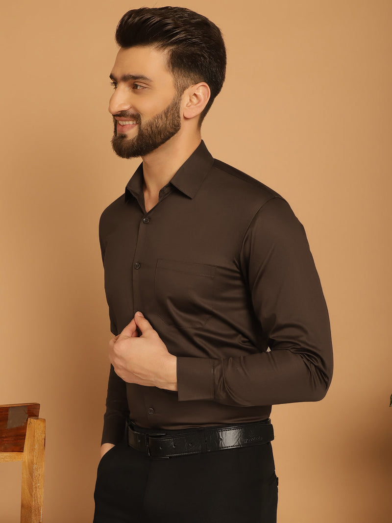 Men's Cotton Solid Formal Shirt