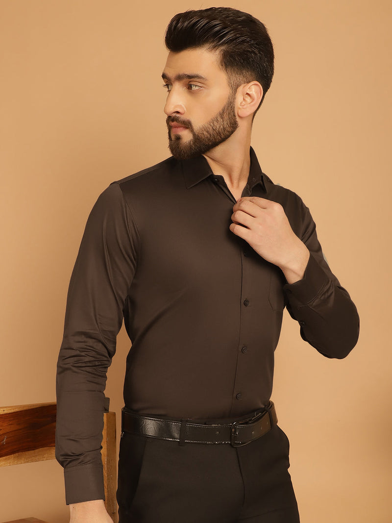 Men's Cotton Solid Formal Shirt