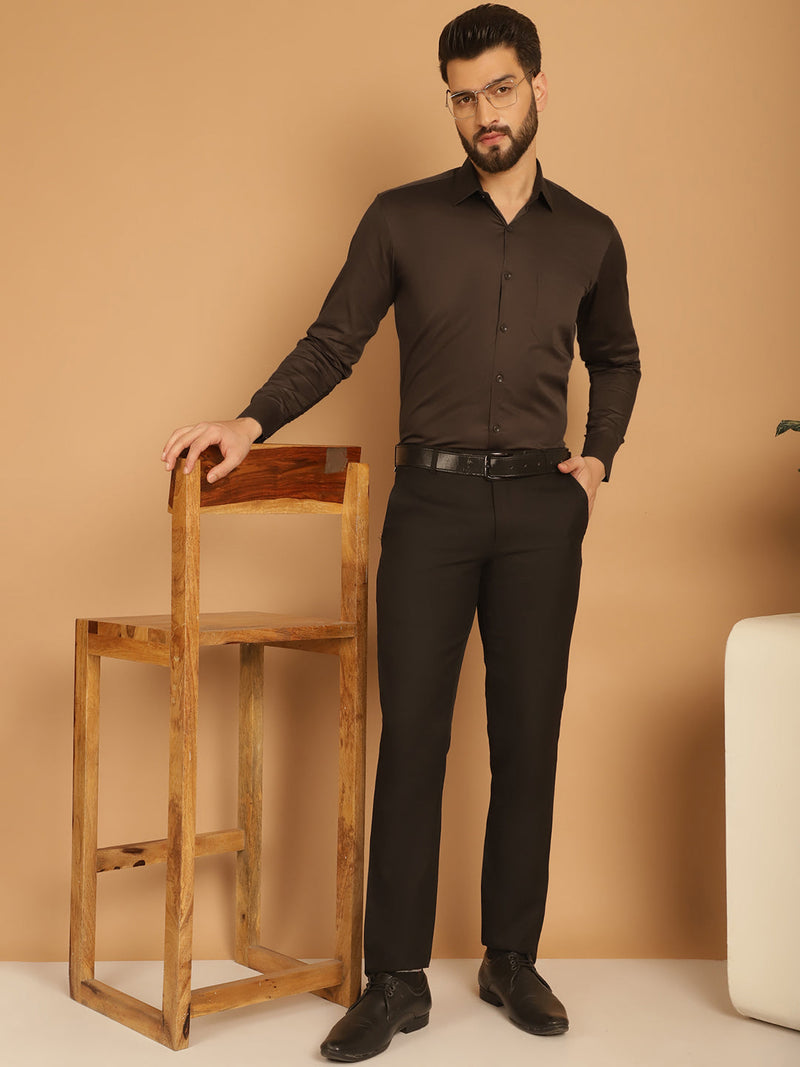 Men's Cotton Solid Formal Shirt