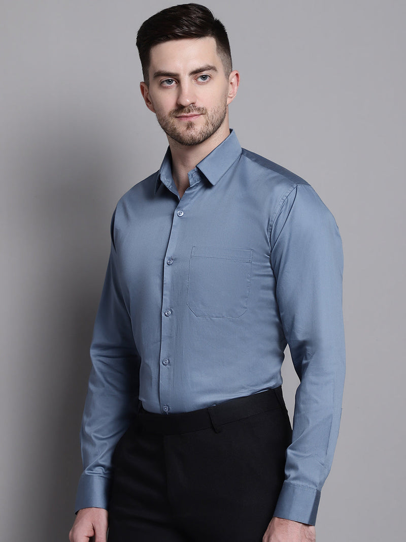 Men's Cotton Solid Formal Shirt