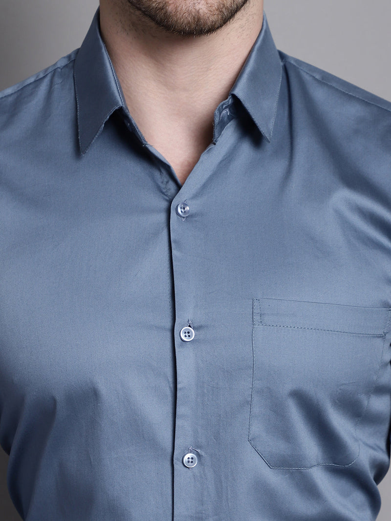 Men's Cotton Solid Formal Shirt