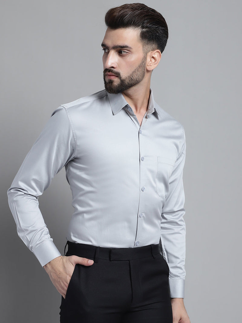 Men's Cotton Solid Formal Shirt