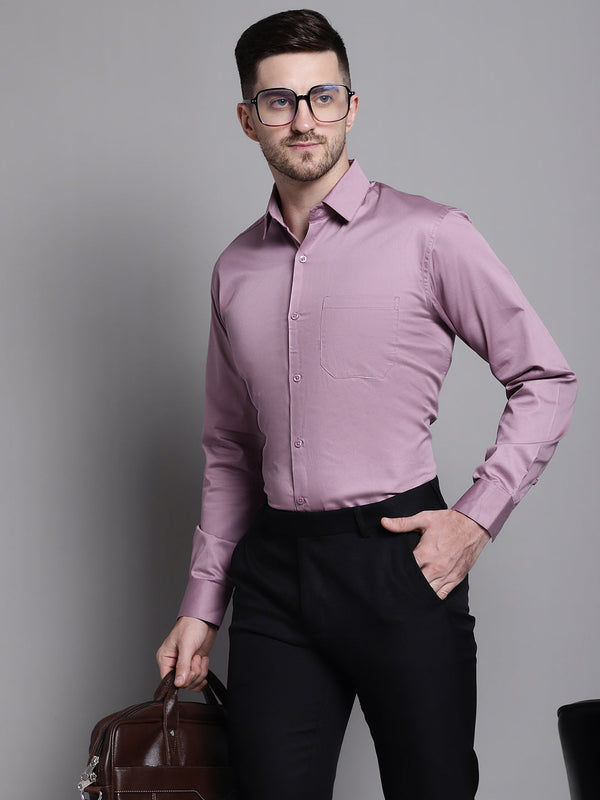 Men's Cotton Solid Formal Shirt